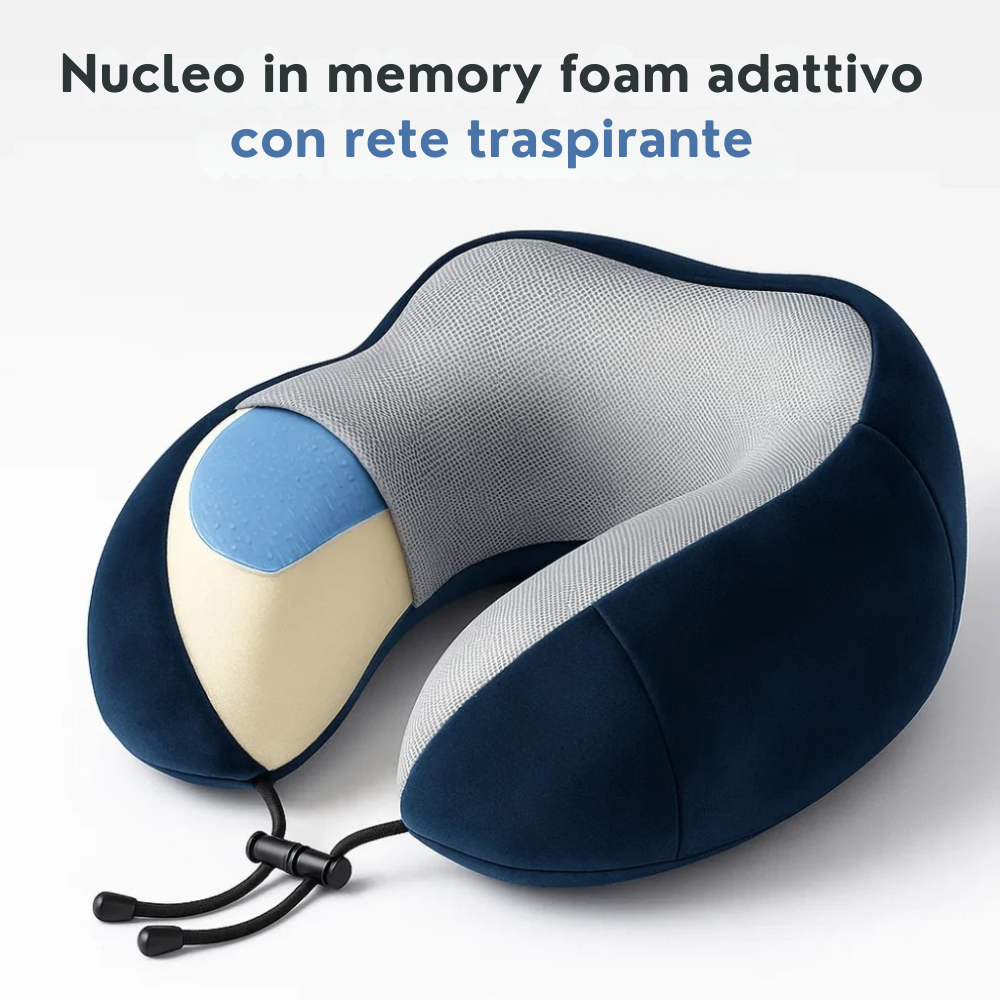 Idenora™ – Cuscino da viaggio in memory foam