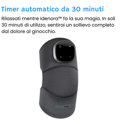 Idenora™ – Ginocchiera Riscaldante e Vibrante