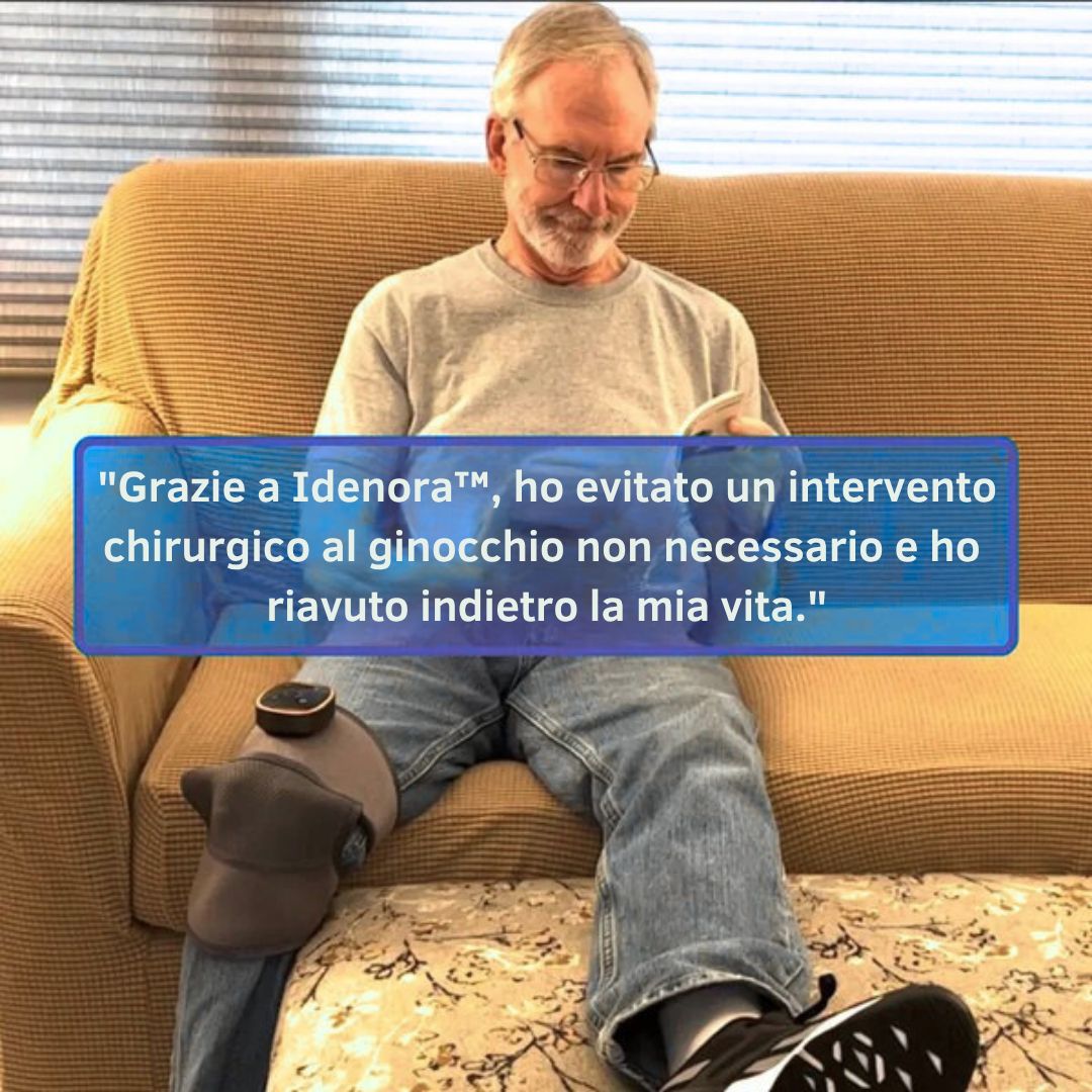 Idenora™ – Ginocchiera Riscaldante e Vibrante