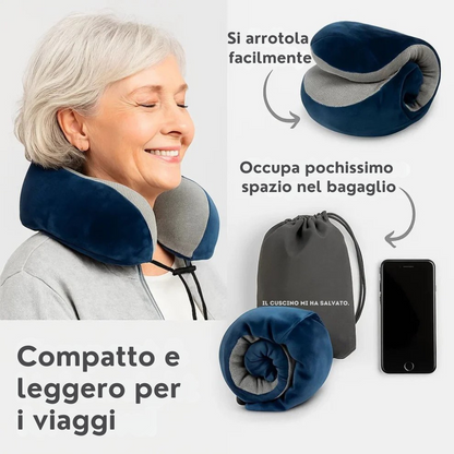 Idenora™ – Cuscino da viaggio in memory foam