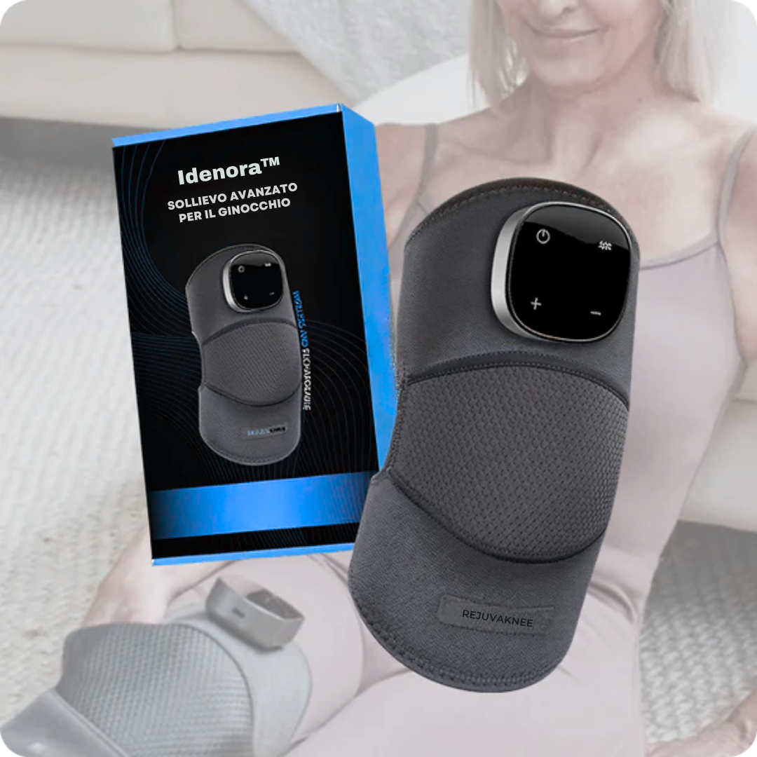 Idenora™ – Ginocchiera Riscaldante e Vibrante