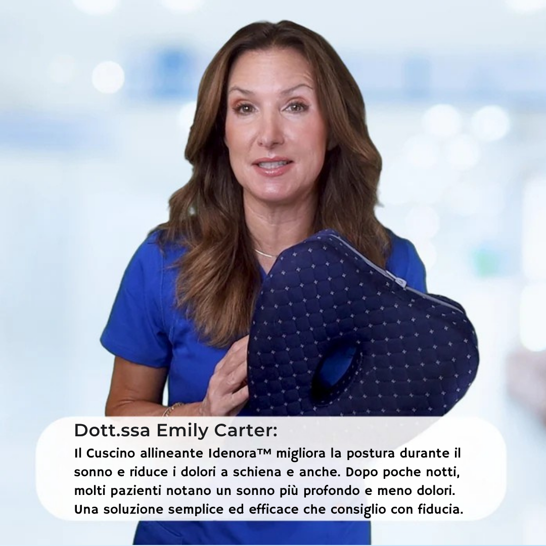 Cuscino allineante Idenora™ - Allevia il dolore ai fianchi, alla schiena e alla sciatica